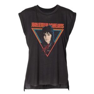 Joan Jett and the Blackhearts Triangle Flowy Muscle Tank Graphic Tee
